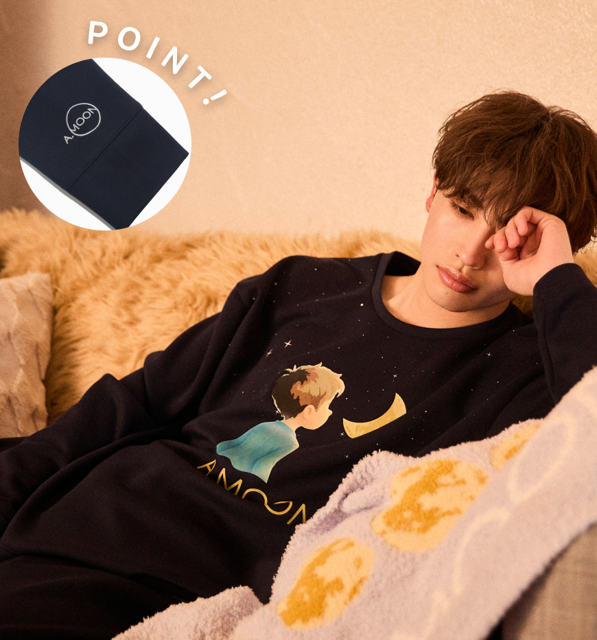 ATSUKI-KUN Starwish Long Sleeve(NAVY)