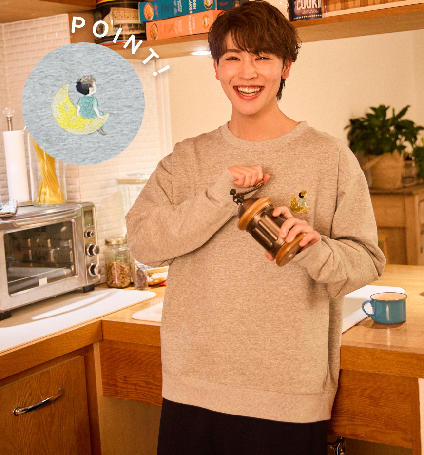 ATSUKI-KUN Daily Sweat Pullover