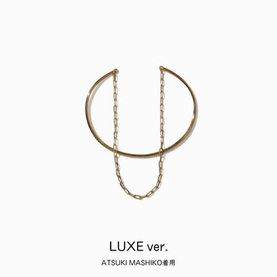 Double Moon Chain Bangle(Gold)-LUXE ver.- | A.MOON