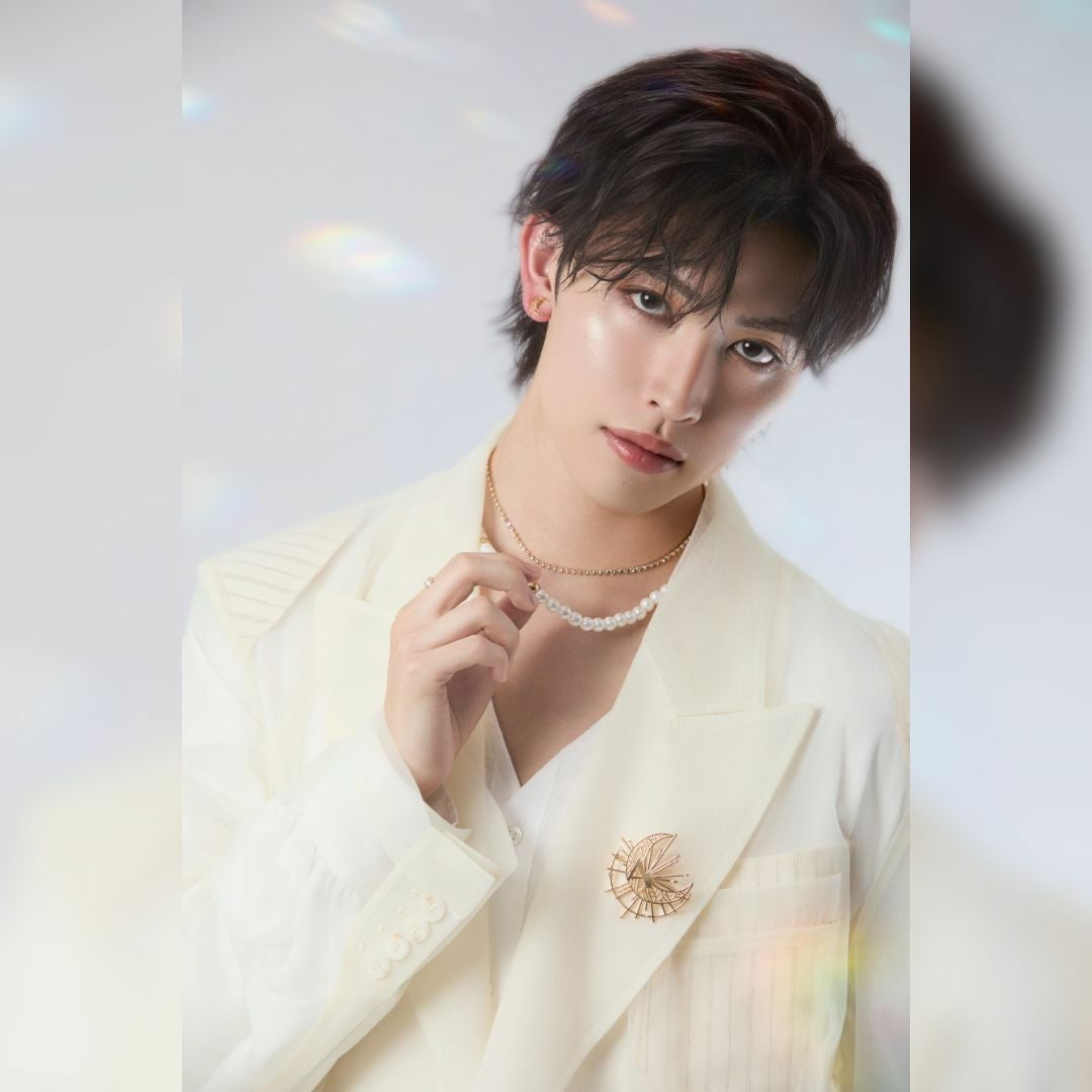 NO.992❤黄金富士❤レジンへアゴム ブローチ 1st Anniversary Logo Brooch(Gold)-LIGHT ver.- | A.MOON