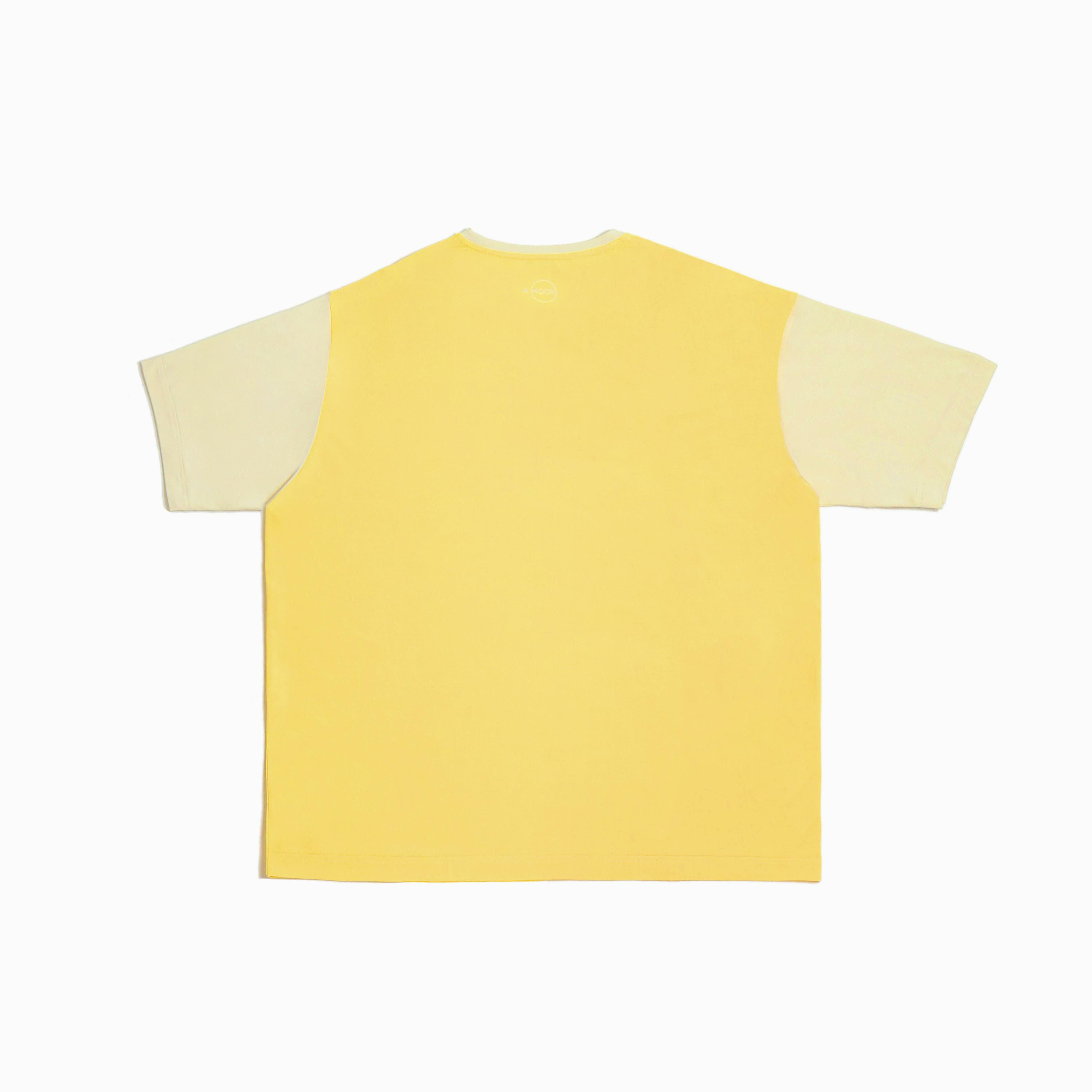 ATSUKI-KUN Bicolor T-Shirt (Yellow) | A.MOON