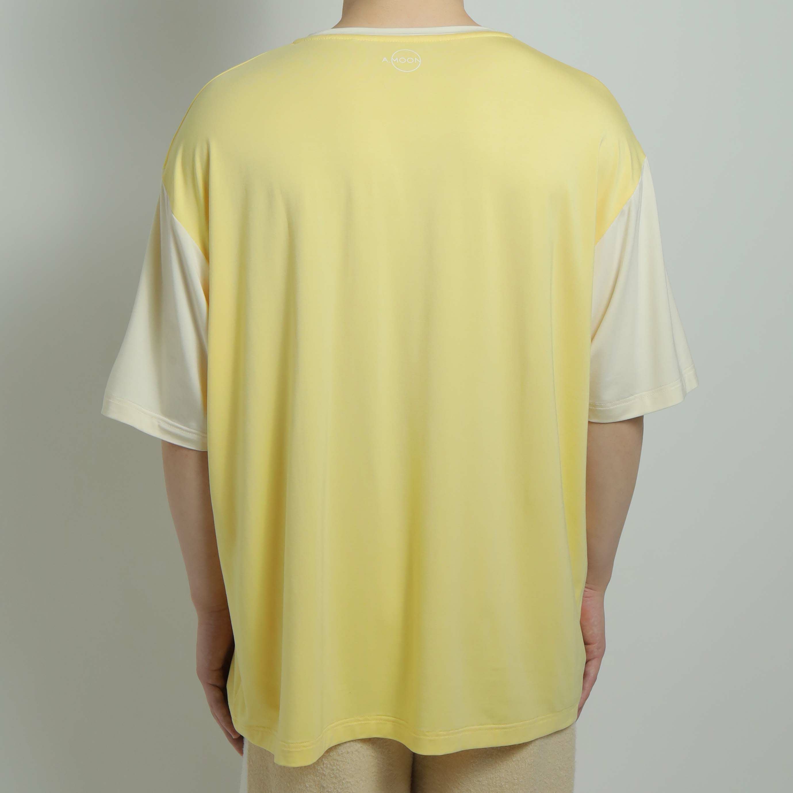 ATSUKI-KUN Bicolor T-Shirt (Yellow) | A.MOON